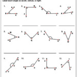 Types Of Angles Acute Obtuse Right Angles Worksheet Geometry