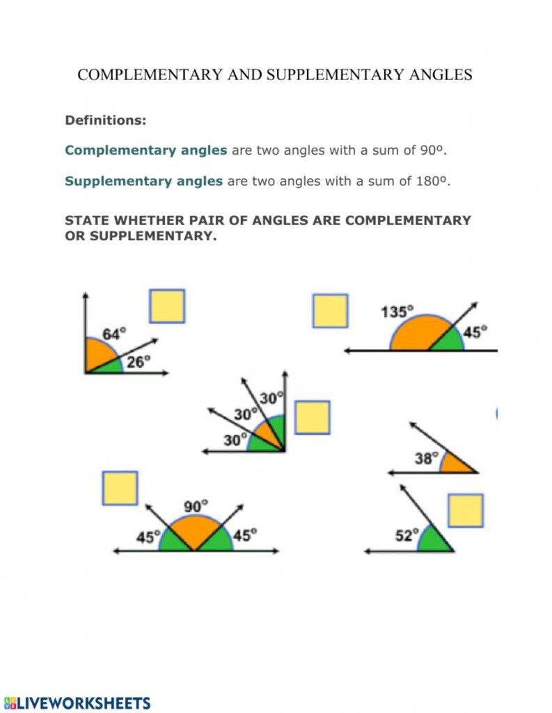 Types Of Angles Exercise Angles Interactive Exercise Jaquan Micul