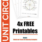 Unit Circle W Everything Charts Worksheets 35 Examples Unit Circle