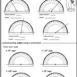 Using A Protractor To Measure Angles Mathematics Skills Online