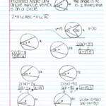 12 3 Inscribed Angles Worksheet Answer Key