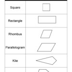 13 Printable Worksheets On Quadrilaterals Worksheeto