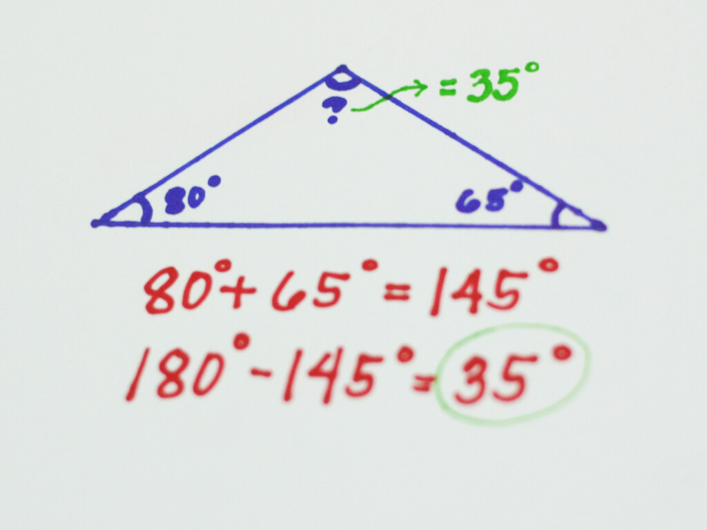 3 Ways To Find The Third Angle Of A Triangle WikiHow