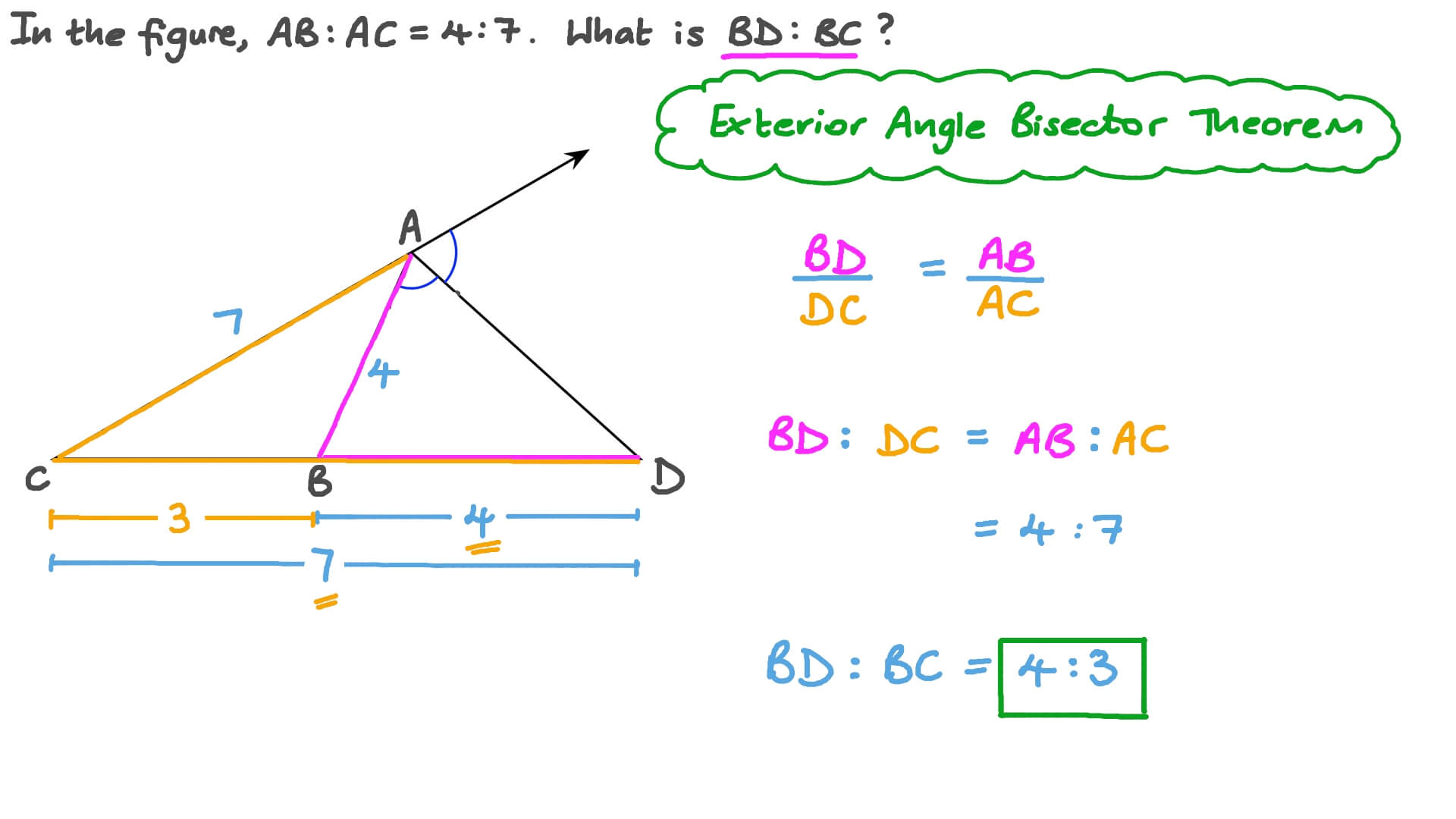 Angle Bisector Theorem Worksheet