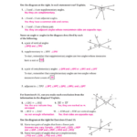 Angle Relationships Worksheet With Answers