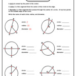 Angles In A Circle Worksheet
