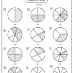 Angles In A Circle Worksheet With Answers