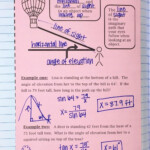 Angles Of Depression And Elevation Worksheets Answers