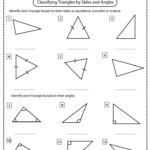 Angles Of Triangles Worksheet