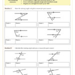 Angles On Parallel Lines A With Clues Worksheet Fun And Engaging