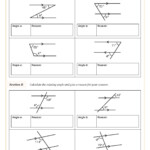 Angles On Parallel Lines A Worksheet Printable Maths Worksheets