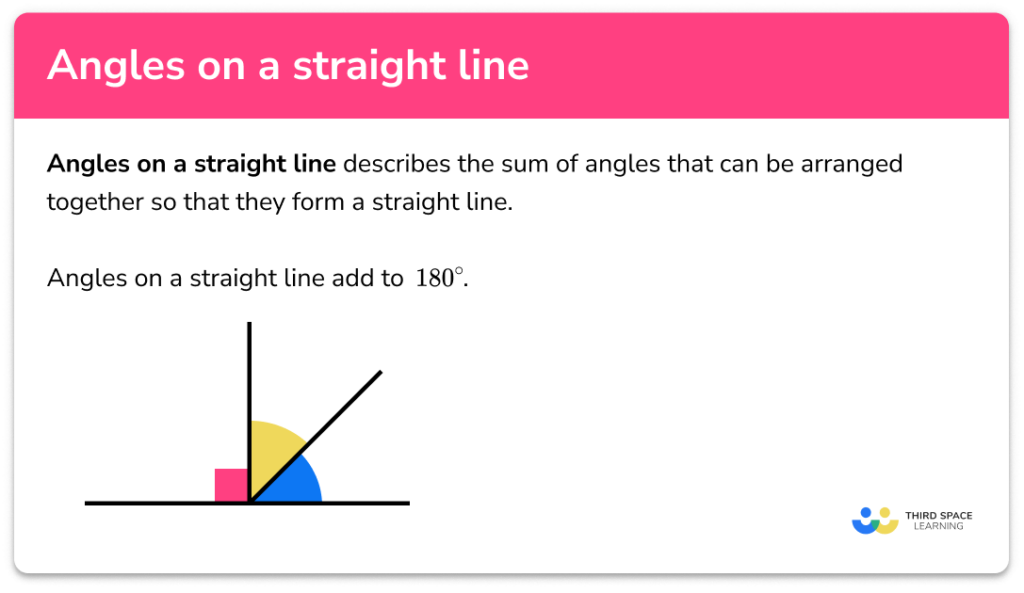 Calculating Angles On A Straight Line Worksheet Worksheets For 