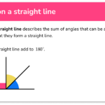 Calculating Angles On A Straight Line Worksheet Worksheets For