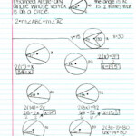 Central And Inscribed Angles Worksheet Answer Key