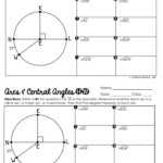 Central Angle Worksheet