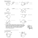 Central Angles And Inscribed Angles Worksheet