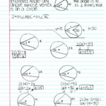 Central Angles Practice Worksheet With Answers Notes Angleworksheets
