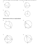 Circle Geometry Inscribed Angles Practice WITH Answers Studocu