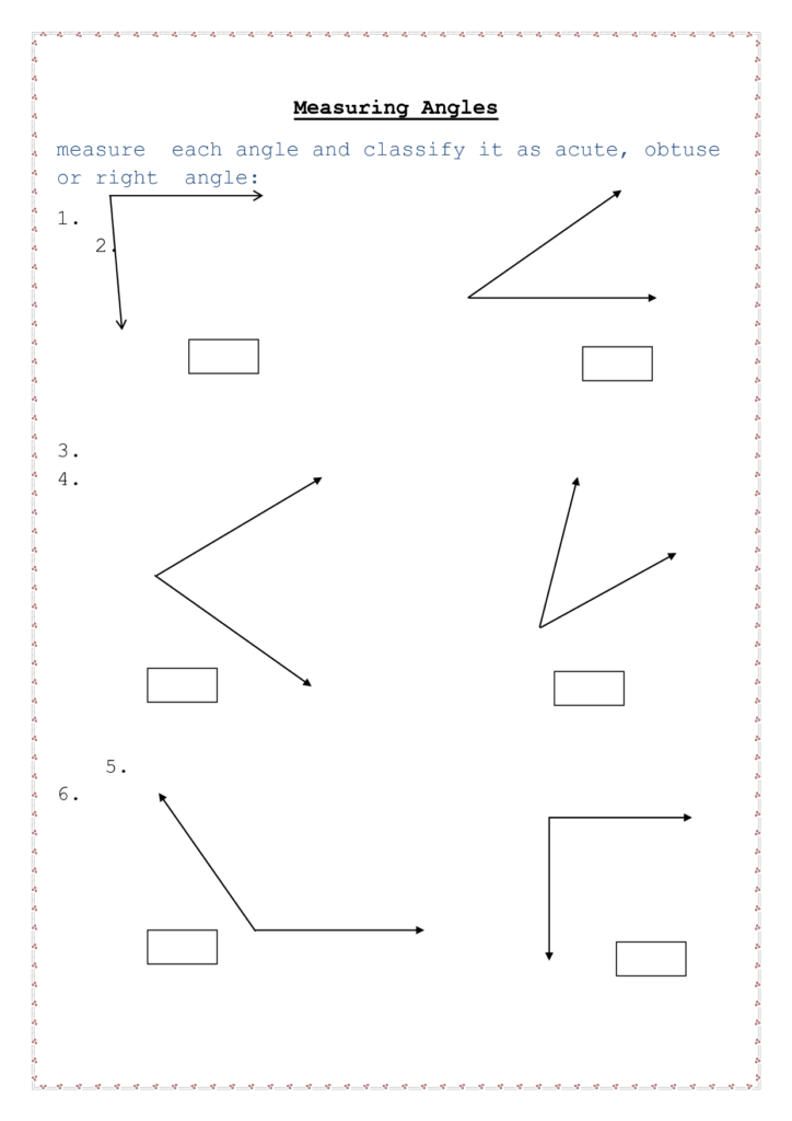 Complementary Angles Worksheet Free Printable Printable Templates
