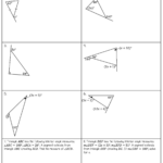 Exterior Angle Theorem Worksheet Answer Key