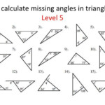 Finding Missing Angles In Triangles Worksheets