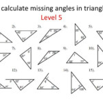 Finding Missing Angles Worksheets Answers