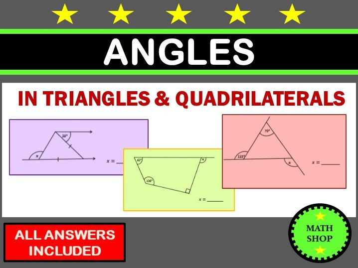GCSE 9 1 Revision Angles In Triangles And Quadrilaterals Teaching 