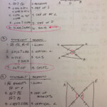 Geometric Proofs Worksheet With Answers