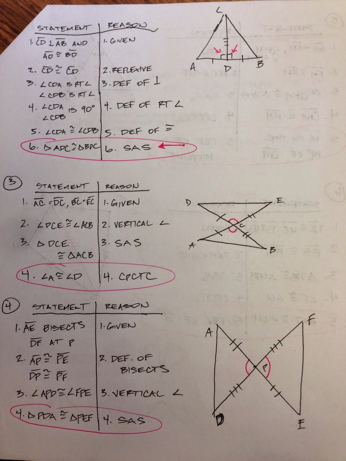 Geometric Proofs Worksheet With Answers