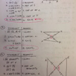 Geometry Angle Proofs Worksheet With Answers