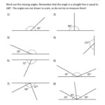 Grade 5 Math Angles Worksheet