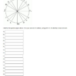 Identify The Special Angles Above Give Your Answers In Radians Using