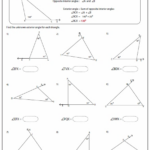 Interior And Exterior Angles Worksheet With Answers
