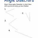 Making Bisectors Of Angles And Lines Independent Practice Worksheet