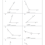 Measuring Angles With A Protractor Worksheet Answers