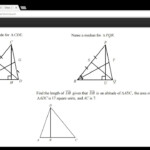 Perpendicular And Angle Bisectors Worksheet