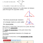 Perpendicular And Angle Bisectors Worksheets Answers