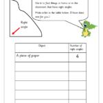 Right Angle Shapes Worksheet Worksheets For Kindergarten