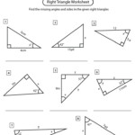 Right Triangle Trig Worksheets Answers