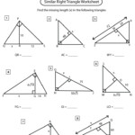 Similar Triangles Worksheet With Answers