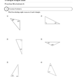 Triangle Sum Theorem Worksheet Pdf