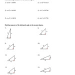 Trigonometry To Find Angle Measures Kuta Software