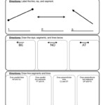 Worksheet 1 2 Measuring Segments Answer Key