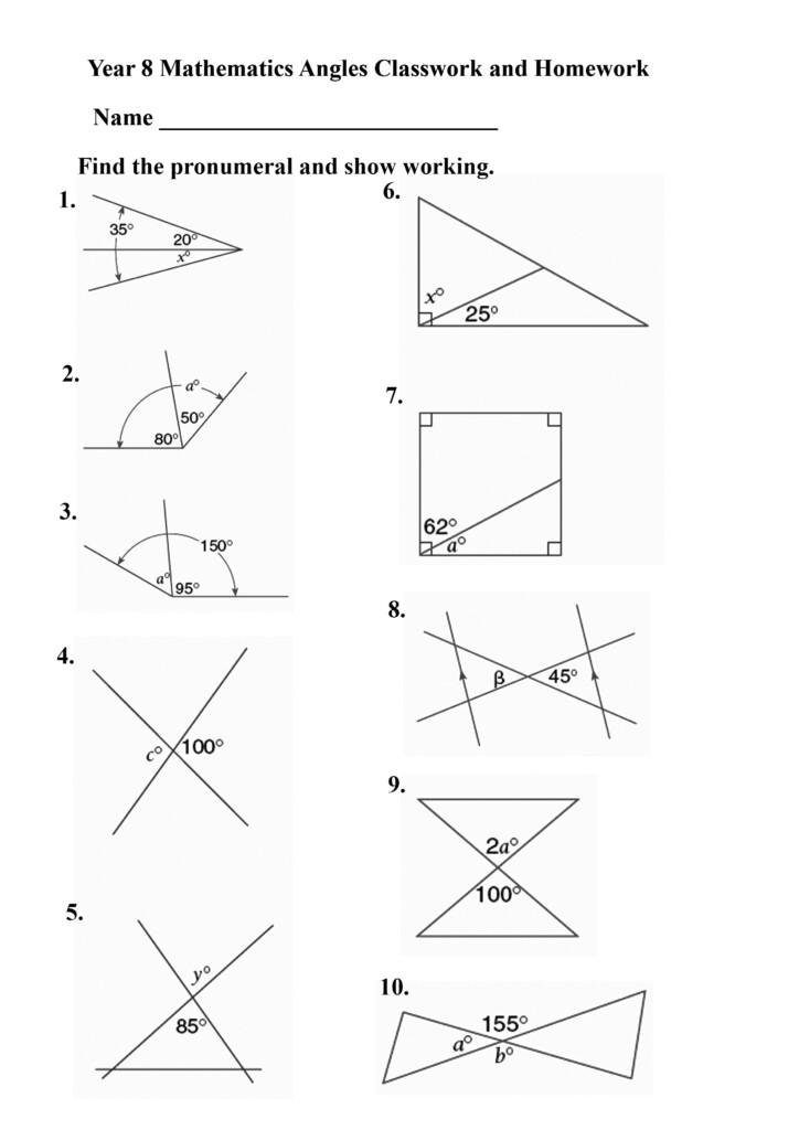  Year 6 Angles Worksheet Free Download Goodimg co