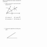 Angle Bisector Worksheet Pdf With Answers