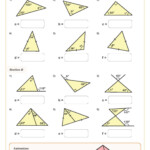 Angles In Triangles Cazoom Maths Worksheets