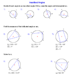 Central Angles And Inscribed Angles Worksheet Answer Key