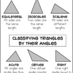 Classifying Triangles By Angles Worksheet