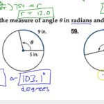 Day 13 HW 58 To 59 Find The Central Angle GIven The Arc Length And