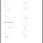 Kuta Worksheet On Linear Pairs With Angles
